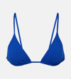 Eres Mouna Triangle Bikini Top In Indigo