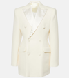 Wardrobe.nyc White Blazer Virgin Wool Mini Dress In White