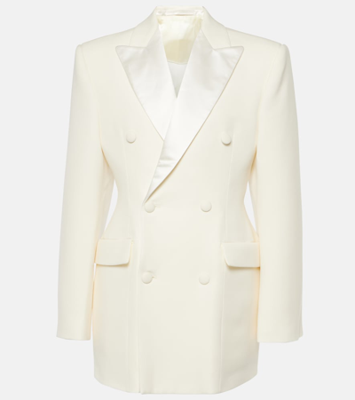Wardrobe.nyc White Blazer Virgin Wool Mini Dress