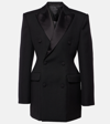 WARDdressing gown.NYC WOOL BLAZER MINIDRESS