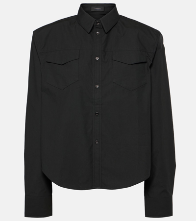 Wardrobe.nyc Cotton Shirt In Black