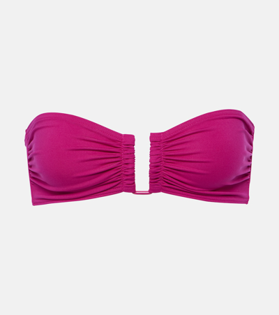 Eres Show Bandeau Bikini Top In Sunset 23h