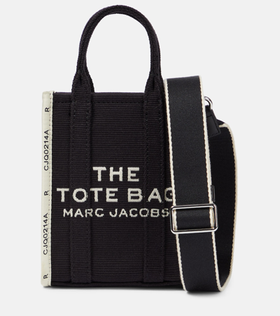 Marc Jacobs The Jacquard Crossbody Tote Bag In Black