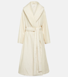 The Row Francine Puffer-style Belted Trench Coat In White