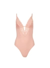 Fleur Du Mal Charlotte 3-way Bodysuit In Tan