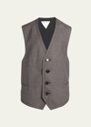 BOTTEGA VENETA CLASSIC WOOL HOUNDSTOOTH VEST