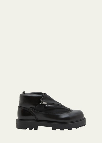 GIVENCHY MEN'S STORM ZIP ANKLE BOOTS