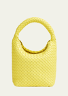 Bottega Veneta Cabat Small Intreccio Bucket Bag In 7410 Sherbert-gol