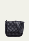 Bottega Veneta Mini Cobble Shoulder Bag In 8837 Space-gold