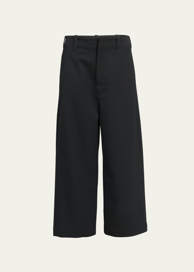 Bottega Veneta Sartorial Grain De Poudre Cr In Nero