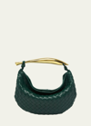 Bottega Veneta Sardine Bag In 3050 Emerald Gree