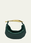 Bottega Veneta Sardine Bag In Travertine Muse Bra