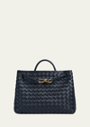 Bottega Veneta Medium Andiamo Bag In Space-vintage