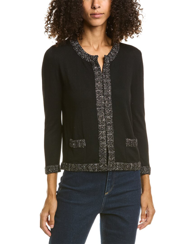 Duffield Lane Fairbanks Cardigan In Black