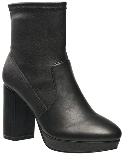 French Connection Women's Lane Platform Leather Booties In Black