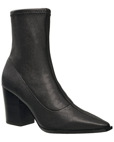 French Connection Women's Lorenzo Leather Block Heel Boots In Black
