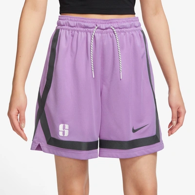 Nike Womens  Sabrina Shorts In Rush Fuchsia/anthracite/white