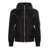 Versace Black Down Jacket In Black