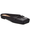 Jacquemus Les Mules Plates Leather Ballet Flat In Black
