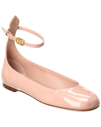 VALENTINO GARAVANI VALENTINO TAN GO PATENT FLAT