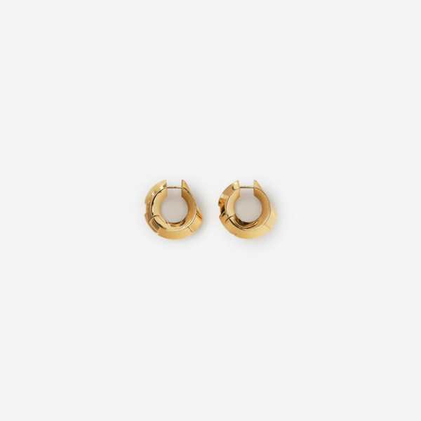 Burberry Spear gold-plated chain hoop earrings