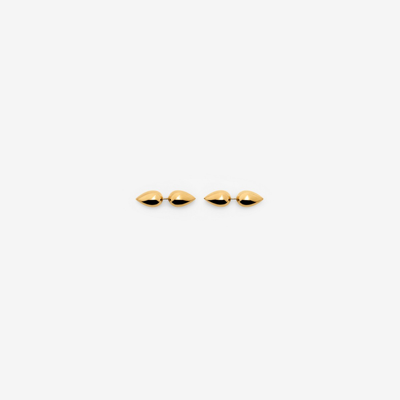 Burberry Gold-plated Spear Stud Earrings