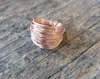 A BLONDE AND HER BAG MARCIA WIRE WRAP RING IN ROSE GOLD