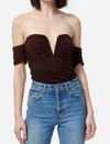 CAMI NYC LOUIS BODYSUIT IN CLOVE