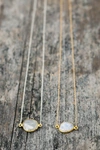 A Blonde And Her Bag Mrs. Parker Demi Fine Necklace In Moonstone In Multi