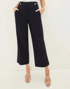 Veronica Beard Aubrie Linen Pant In Navy