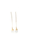 A Blonde And Her Bag Jill Long Wire Drop Earring In Moonstone In Multi