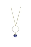 A BLONDE AND HER BAG YULIYA NECKLACE IN SAPPHIRE