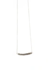 A Blonde And Her Bag Michelle Bar Demi Fine Necklace In Labradorite In Multi