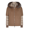 Moorer Pegaso Down Jacket In Brown