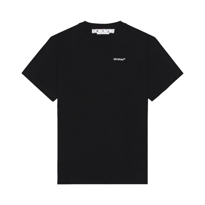 Pre-owned Off-white Arrows Logo Print Tee 'black'