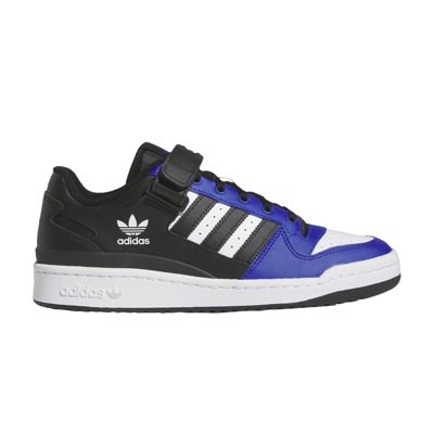 Pre-owned Adidas Originals Forum Low 'black Pulse Blue' In White