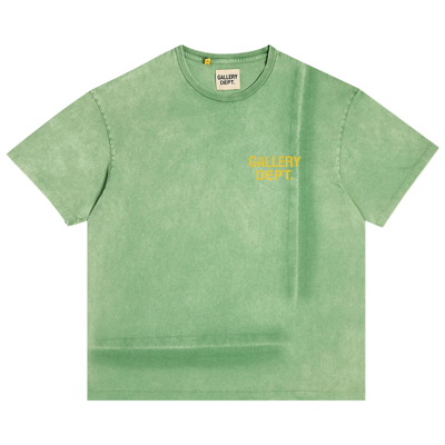 Pre-owned Gallery Dept. Vintage Logo Tee 'kelly Green'