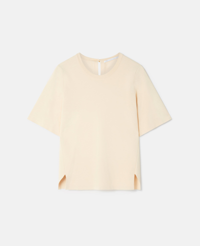 Stella Mccartney Compact Knit Top In Oat