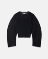Stella Mccartney Stella Mc Cartney Black Viscosa Blend Top In Black
