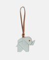 Stella Mccartney Origami Elephant Alter Mat Bag Charm In Blue