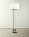 John-richard Collection Poteau 68" Floor Lamp In Brown