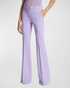 MICHAEL KORS HAYLEE FLARE CREPE TROUSERS