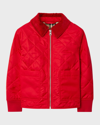 BURBERRY BOY'S OTIS QUILTED JACKET