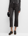 Frame Denim Le Jane Inkwell Crop Jean In Obsidian