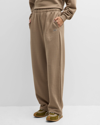 Alo Yoga Accolade Straight-leg Sweatpants In Gravel