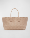 Bottega Veneta Cabat Medium Intrecciato East-west Tote Bag In Lotus-gold