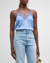 Iro Berwyn Silk Camisole Top In Blue