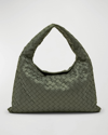 Bottega Veneta Small Hop Bag In Aloe/brass