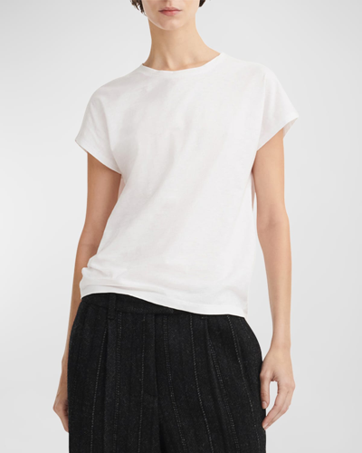 Rag & Bone Women's Slub Cotton T-shirt In White