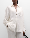 ANEMOS OVERSIZED BUTTON-FRONT SHIRTDRESS